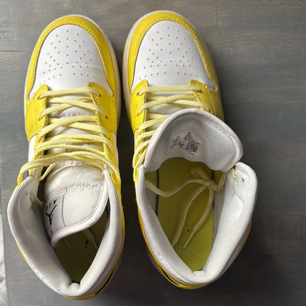 Jordan Kids Sneakers Yellow and White